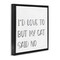 Stupell Industries My Cat Said No Framed Floater Canvas Wall Art Design by Sd Graphics Studio